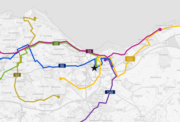 QMU Bus Routes to Campus