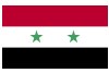 The flag of Syria