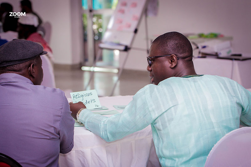 RUHF research fellow interviewing community member about health services for disease and mental health