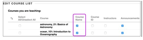 Student Guide Screenshot Hide Modules By Un Selecting Them