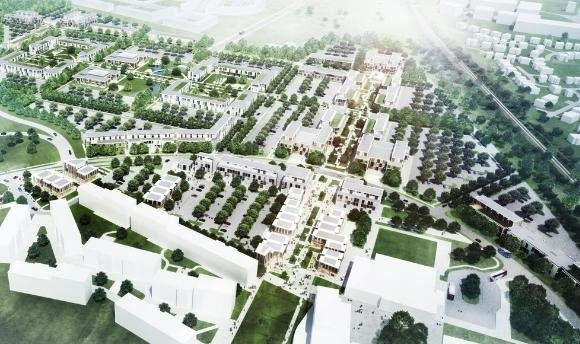 Artist Impression of Edinburgh Innovation Park